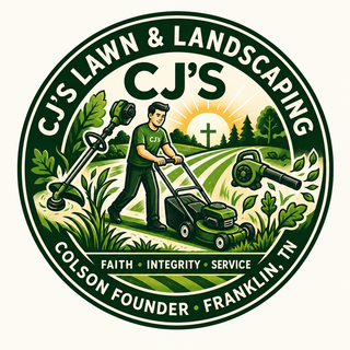 CJ's Lawn and Landscaping logo